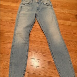 MOTHER Light Blue Skinny Jeans